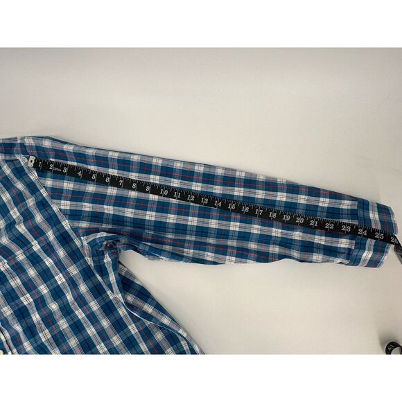 Banana Republic Tailor Slim Fit Striped Collared Long Sleeve Shirt Mens Size XXL - Picture 8 of 9